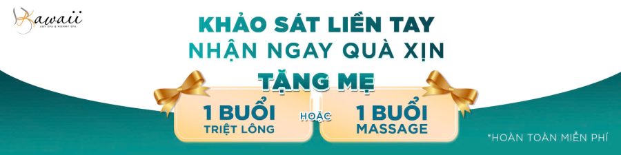KHẢO SÁT LIỀN TAY – NHẬN NGAY QUÀ XỊN TỪ KAWAII SPA 🎁