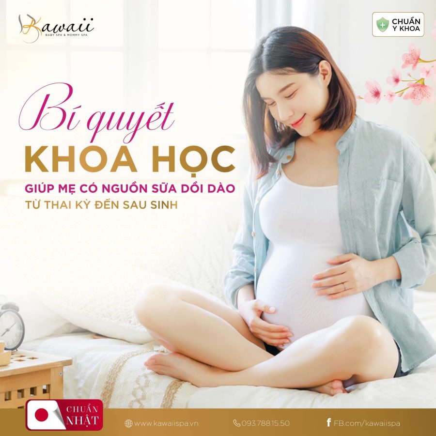 BÍ QUYẾT KHOA HỌC GIÚP MẸ CÓ NGUỒN SỮA DỒI DÀO –  TỪ THAI KỲ ĐẾN SAU SINH